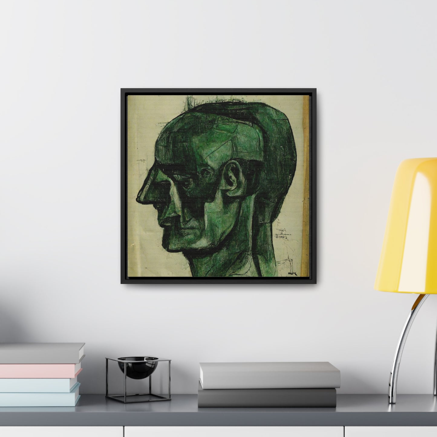 Heads 3, Valentinii, Gallery Canvas Wraps, Square Frame