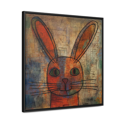 Rabbit 2, Gallery Canvas Wraps, Square Frame