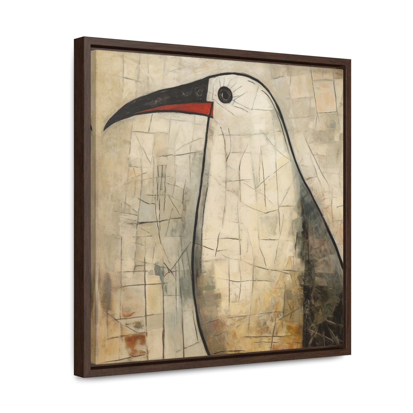 Bird 10, Gallery Canvas Wraps, Square Frame