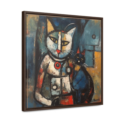 Cat 80, Gallery Canvas Wraps, Square Frame