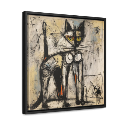 Cat 84, Gallery Canvas Wraps, Square Frame