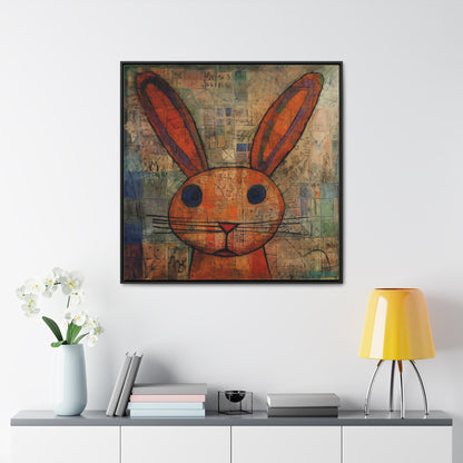 Rabbit 12, Gallery Canvas Wraps, Square Frame