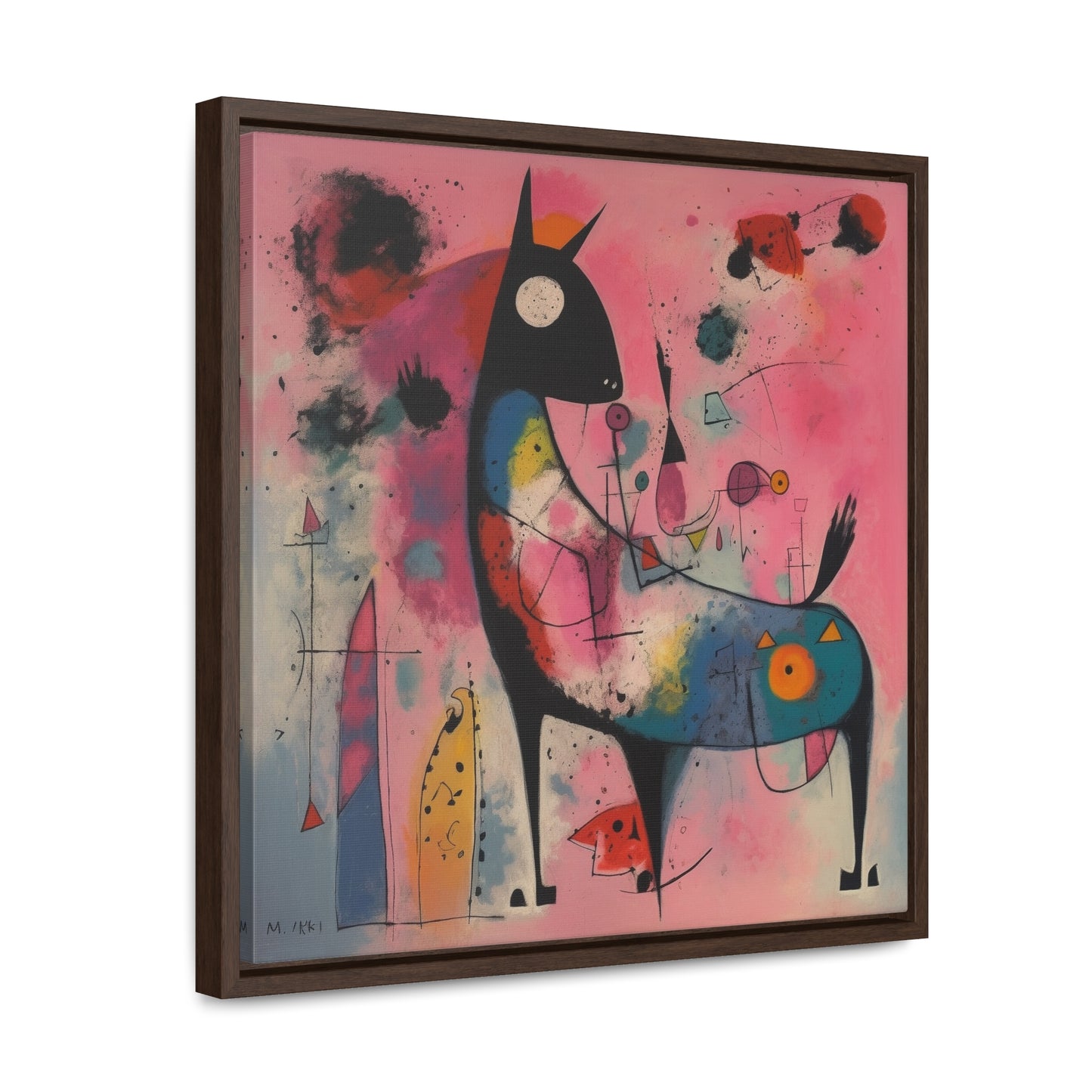 The Dreams of the Child 64, Gallery Canvas Wraps, Square Frame