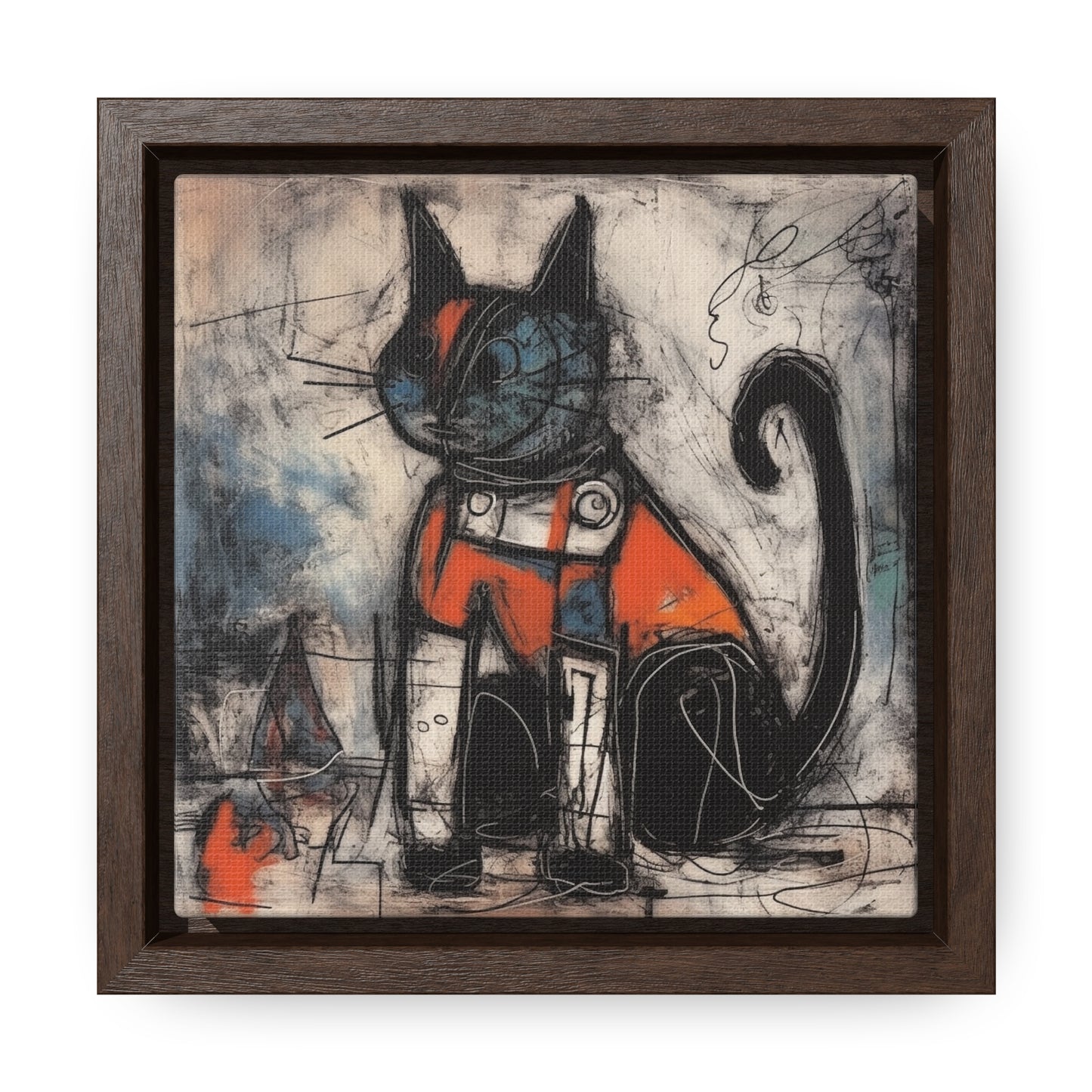 Cat 45, Gallery Canvas Wraps, Square Frame