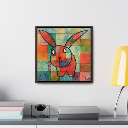 Rabbit 34, Gallery Canvas Wraps, Square Frame