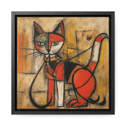 Cat 66, Gallery Canvas Wraps, Square Frame