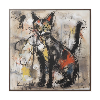 Cat 56, Gallery Canvas Wraps, Square Frame