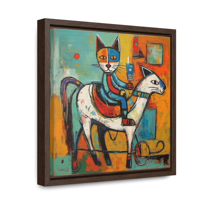 Cat 111, Gallery Canvas Wraps, Square Frame