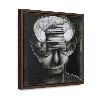 Brain 36, Valentinii, Gallery Canvas Wraps, Square Frame