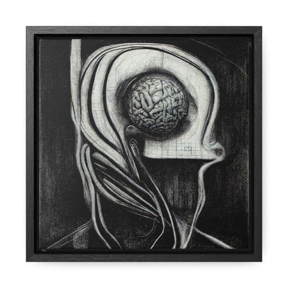 Brain 23, Valentinii, Gallery Canvas Wraps, Square Frame