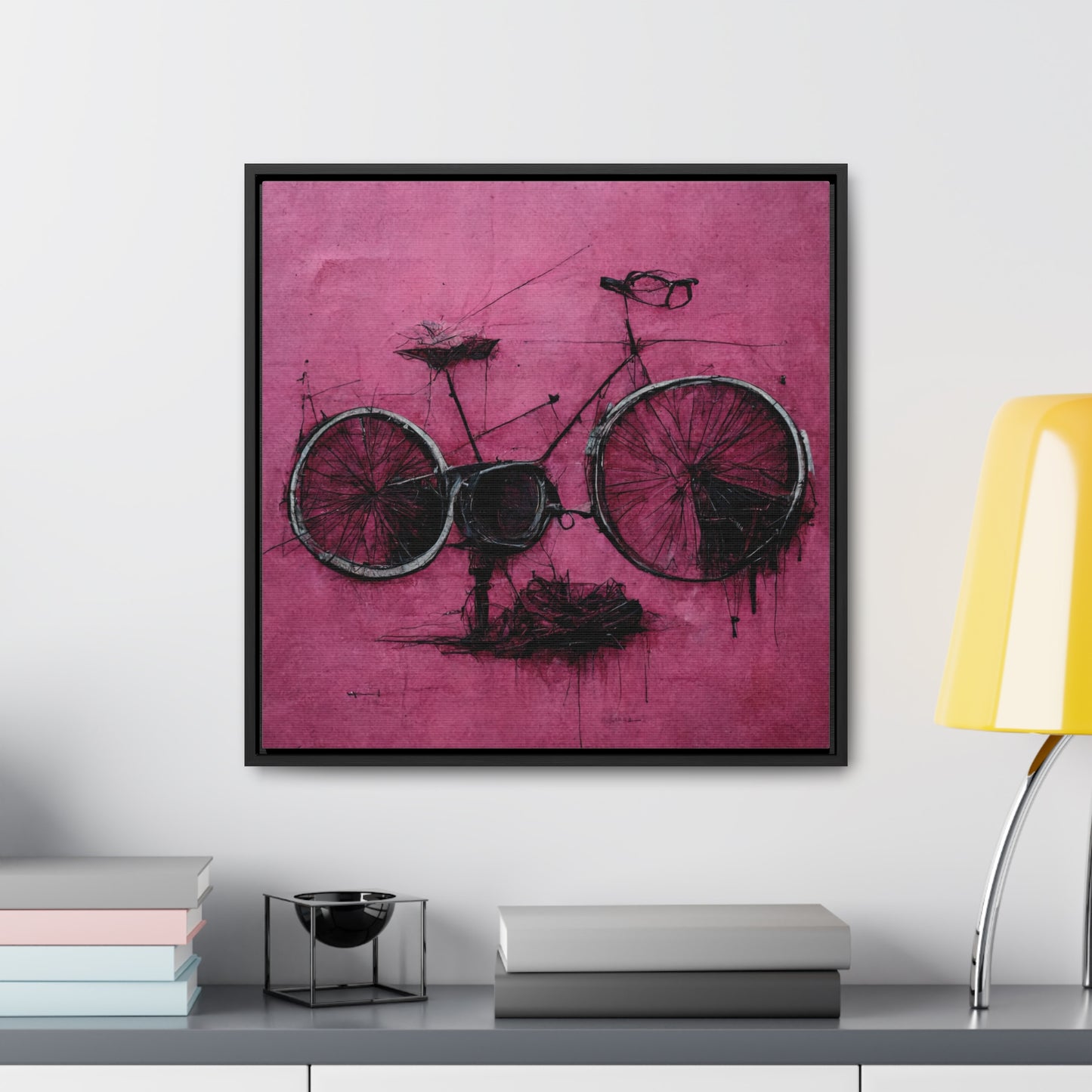 Bicycle 4, Valentinii, Gallery Canvas Wraps, Square Frame