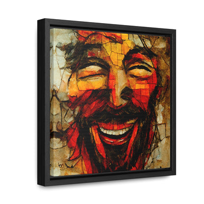 Jesus smiling, Valentinii, Gallery Canvas Wraps, Square Frame