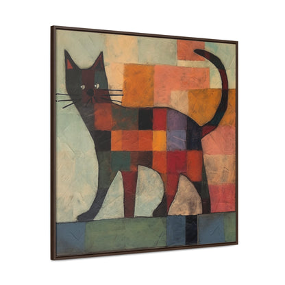 Cat 24, Gallery Canvas Wraps, Square Frame