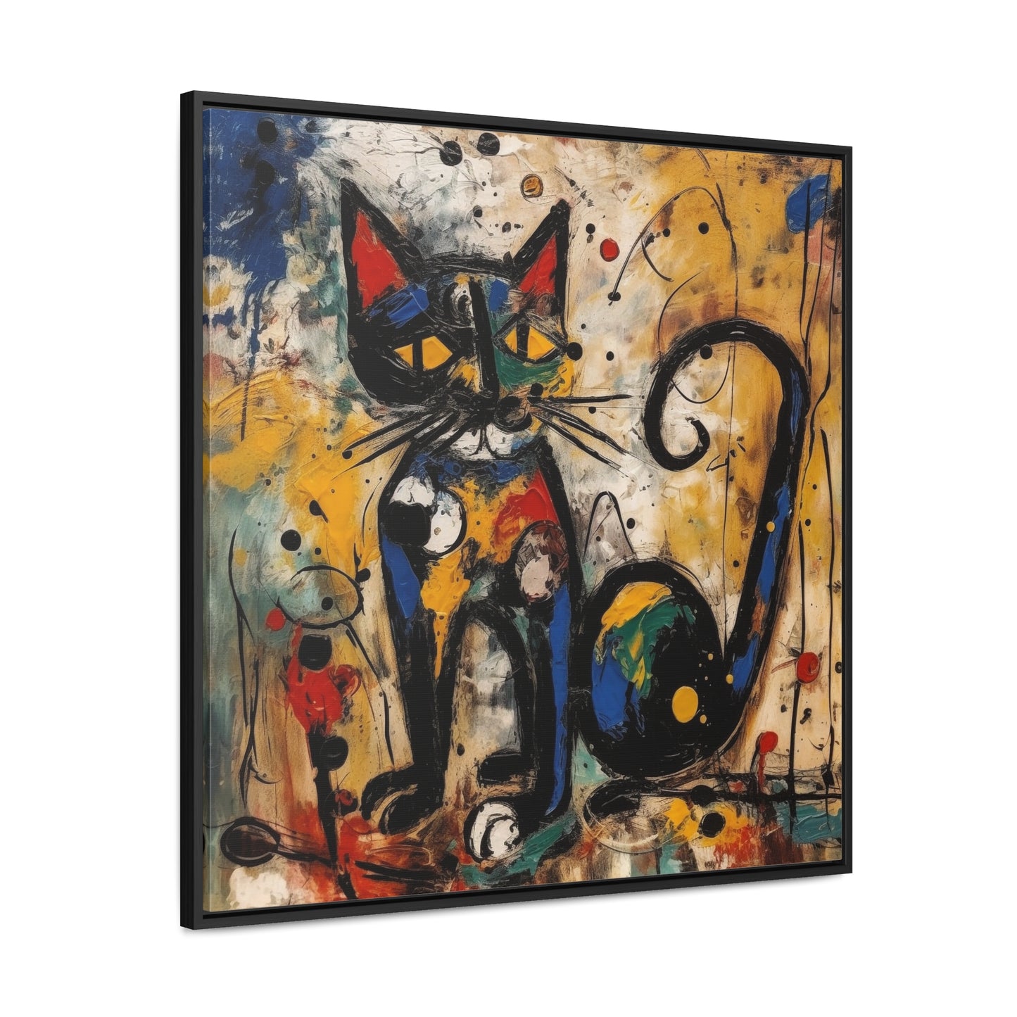 Cat 114, Gallery Canvas Wraps, Square Frame