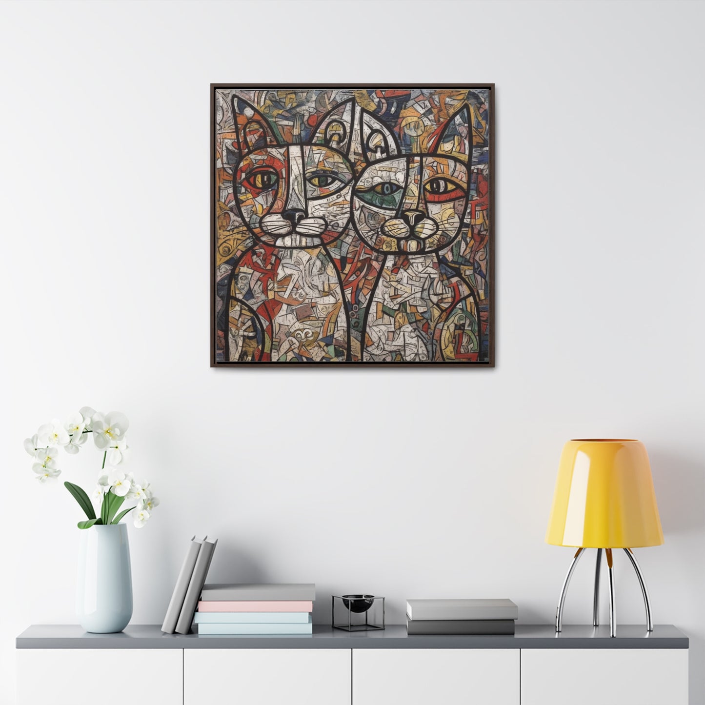 Cat, Gallery Canvas Wraps, Square Frame