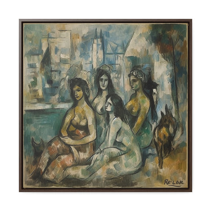 Women 7, Valentinii, Gallery Canvas Wraps, Square Frame