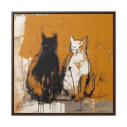 Cat 16, Gallery Canvas Wraps, Square Frame