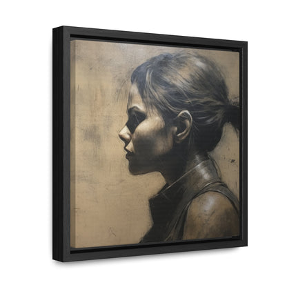 Cat Woman 11, Gallery Canvas Wraps, Square Frame