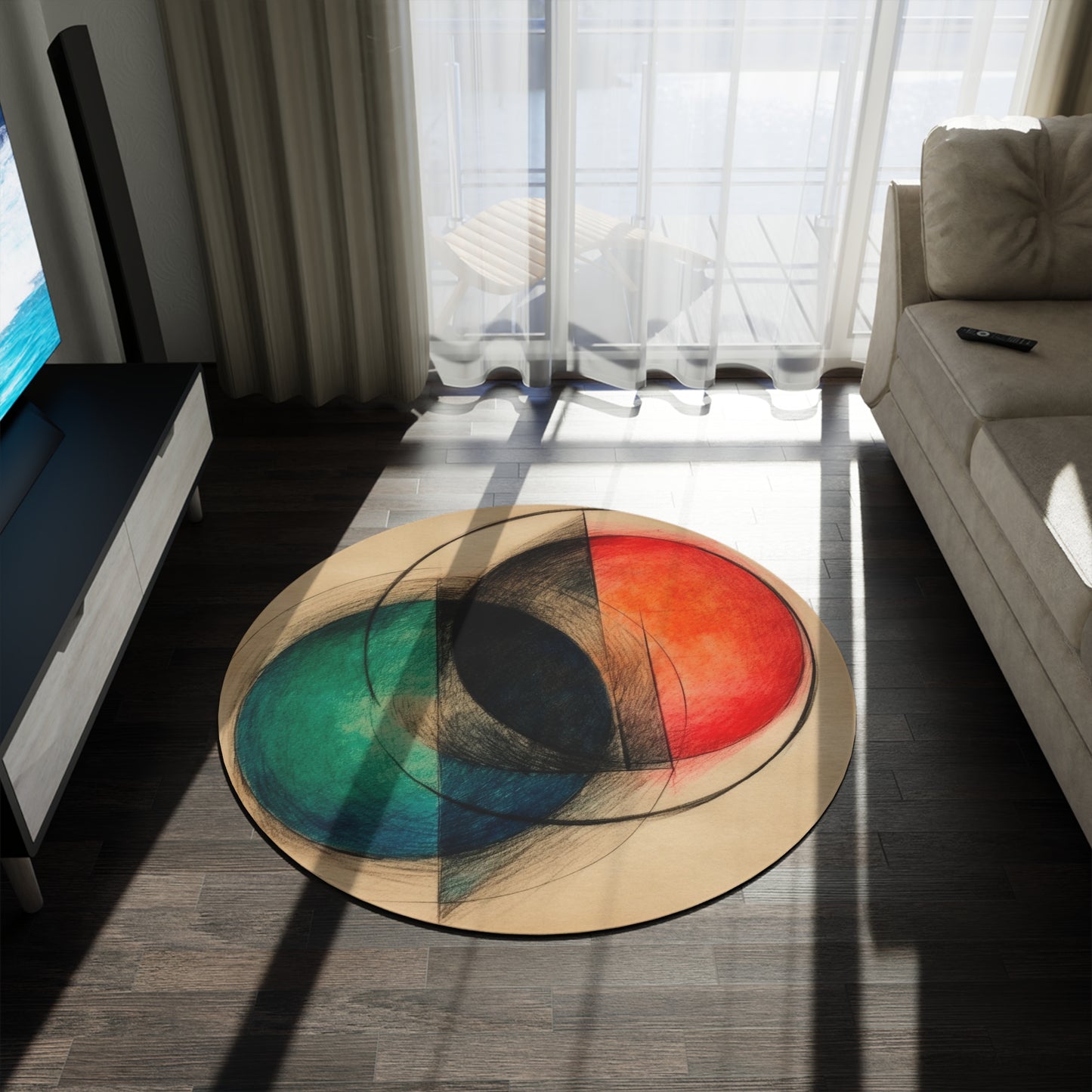 Agon 3,  Round Rug