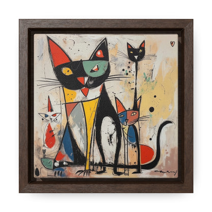 Cat 63, Gallery Canvas Wraps, Square Frame