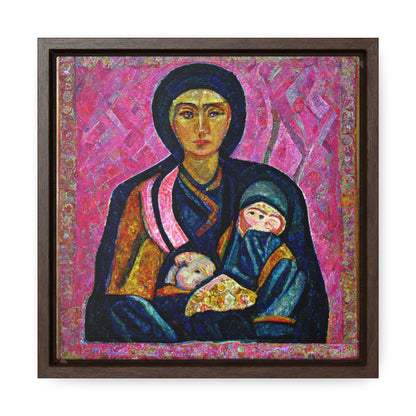 Mary and the Child 17, Valentinii, Gallery Canvas Wraps, Square Frame