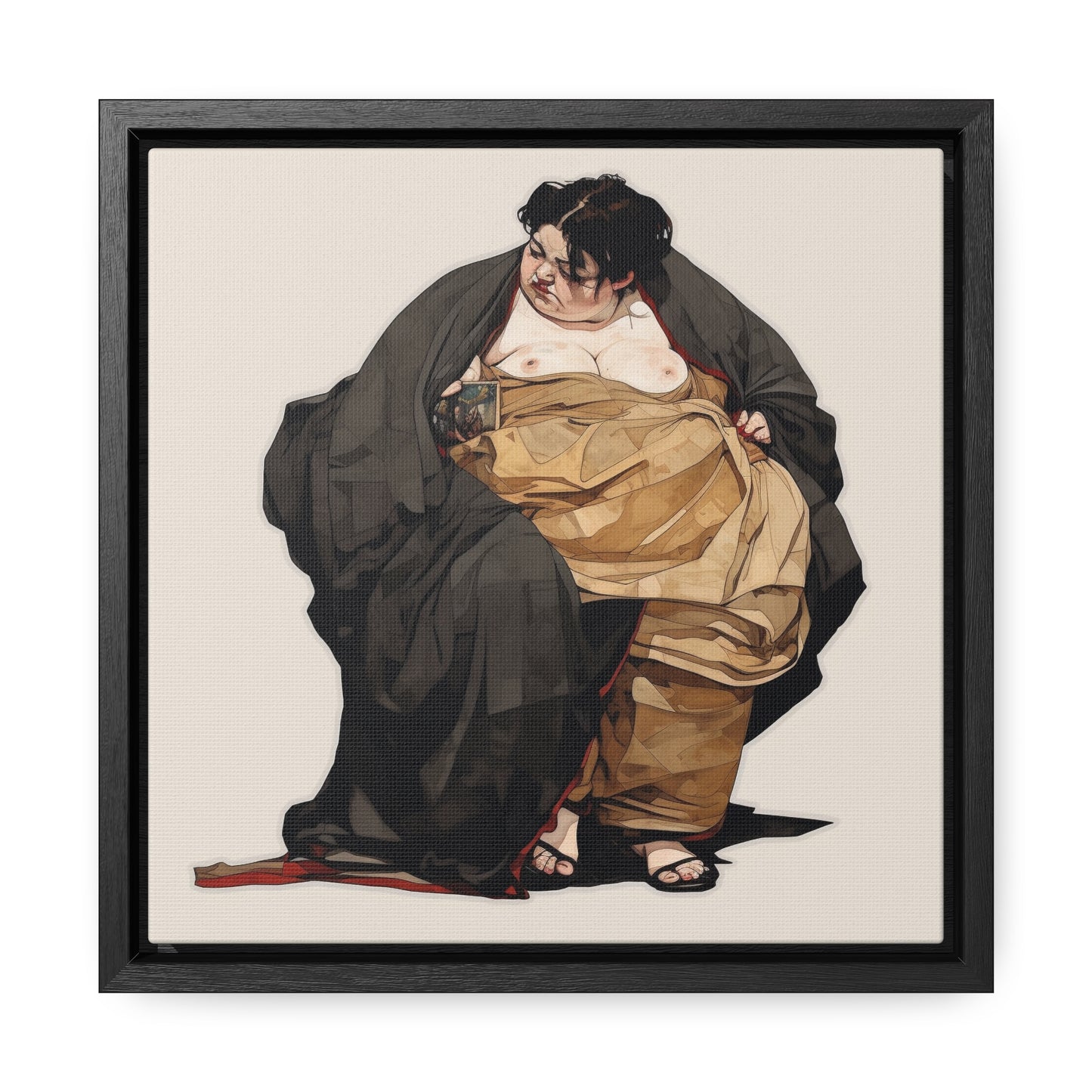 Baroque 16, Valentinii, Gallery Canvas Wraps, Square Frame