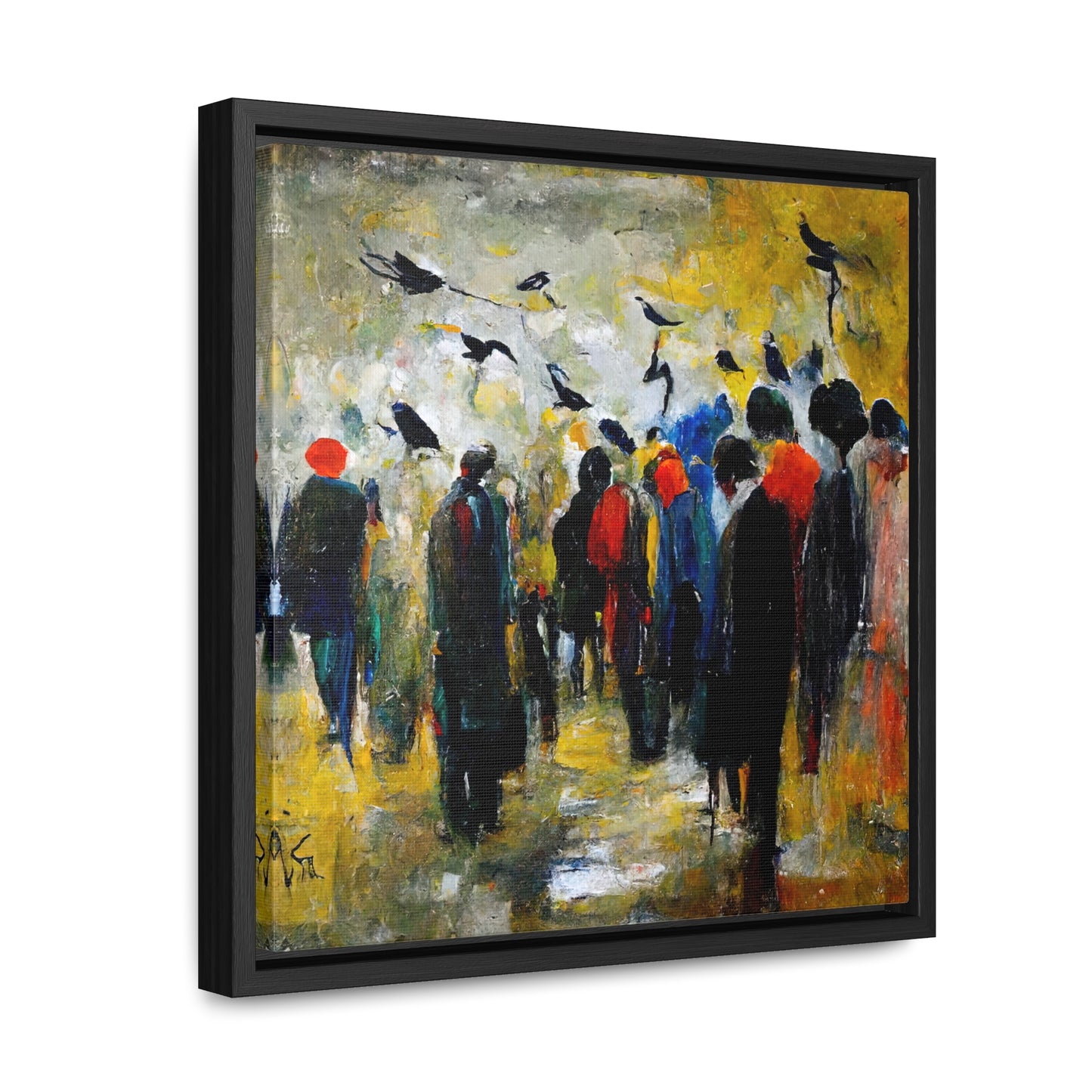 Social Seeds 8, Valentinii, Gallery Canvas Wraps, Square Frame