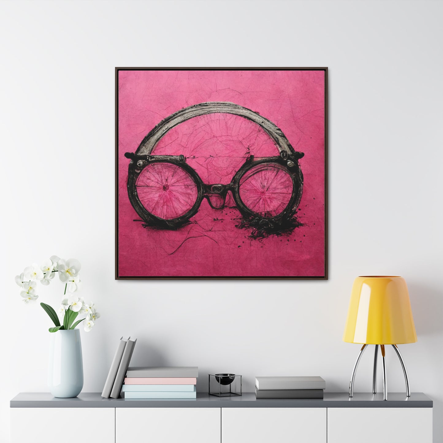 Bicycle 8, Valentinii, Gallery Canvas Wraps, Square Frame