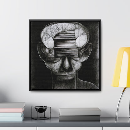 Brain 36, Valentinii, Gallery Canvas Wraps, Square Frame