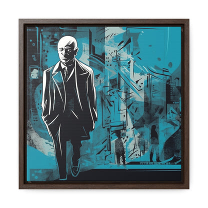 Sad Man 14, Valentinii, Gallery Canvas Wraps, Square Frame