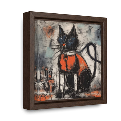 Cat 35, Gallery Canvas Wraps, Square Frame