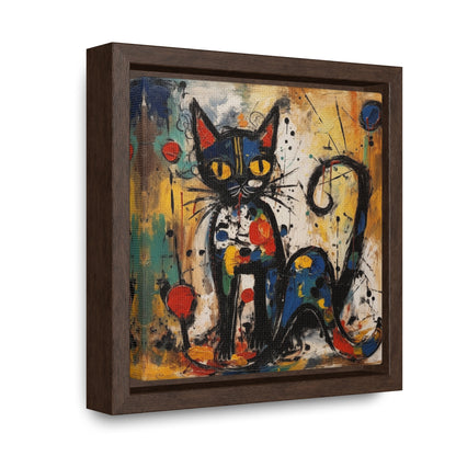 Cat 105, Gallery Canvas Wraps, Square Frame