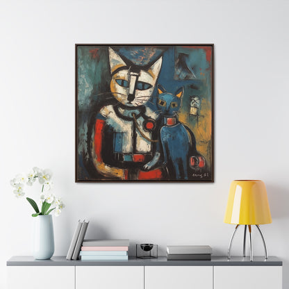 Cat 31, Gallery Canvas Wraps, Square Frame