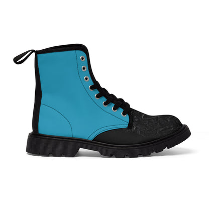 I'm, Men's Canvas Boots, Turquoise