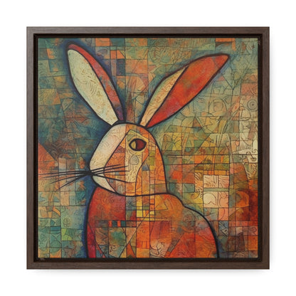 Rabbit 5, Gallery Canvas Wraps, Square Frame