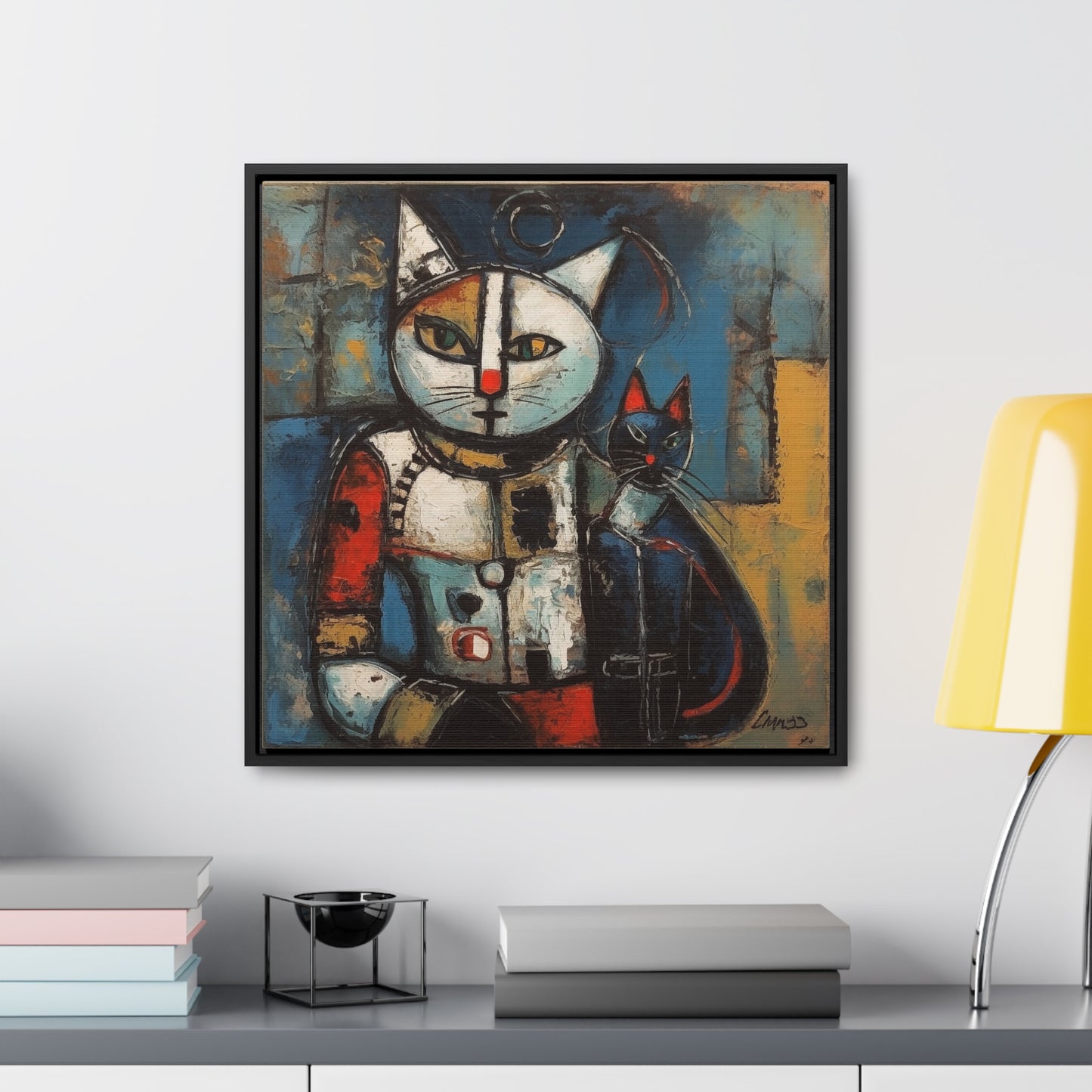 Cat 38, Gallery Canvas Wraps, Square Frame