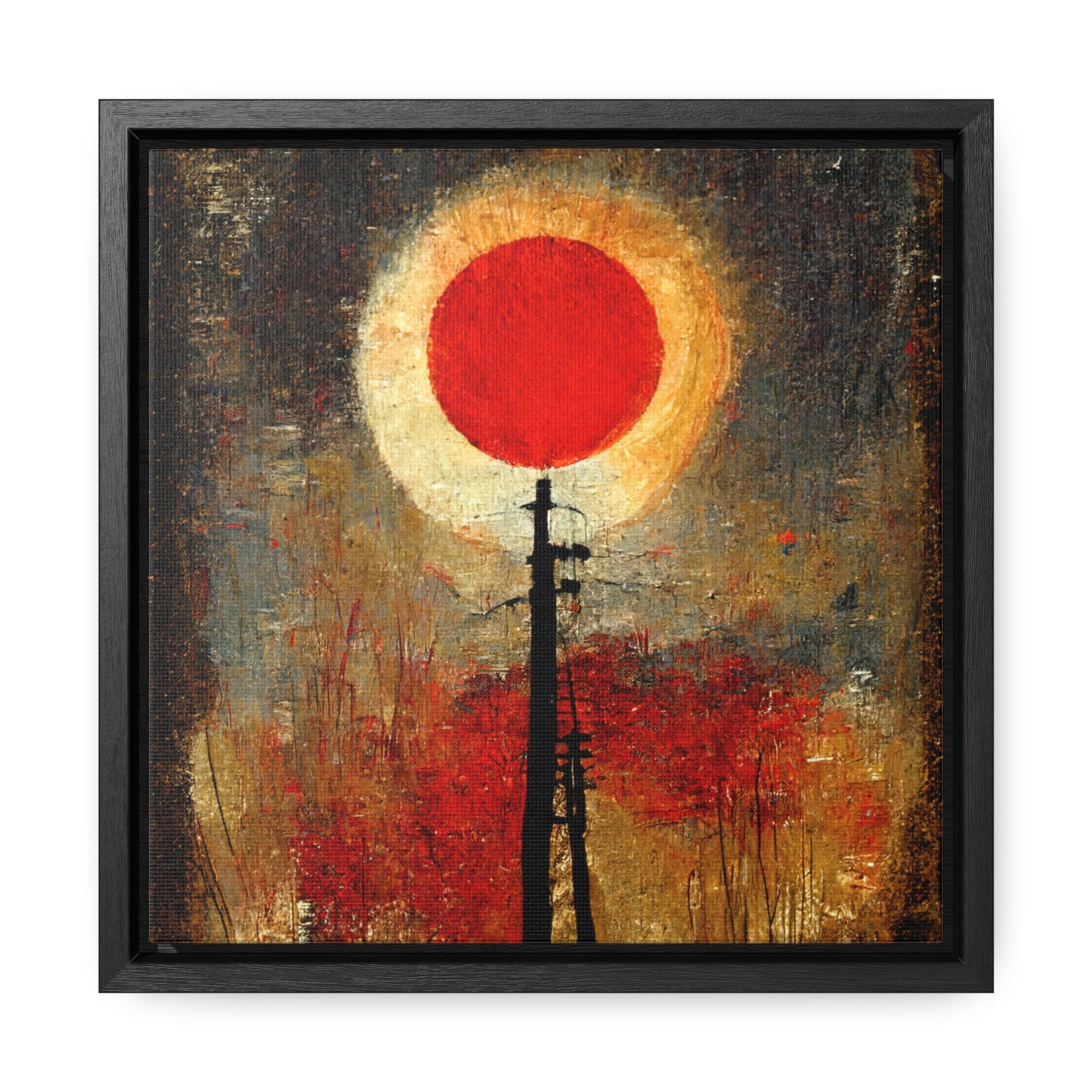 Land of the Sun 11, Valentinii, Gallery Canvas Wraps, Square Frame
