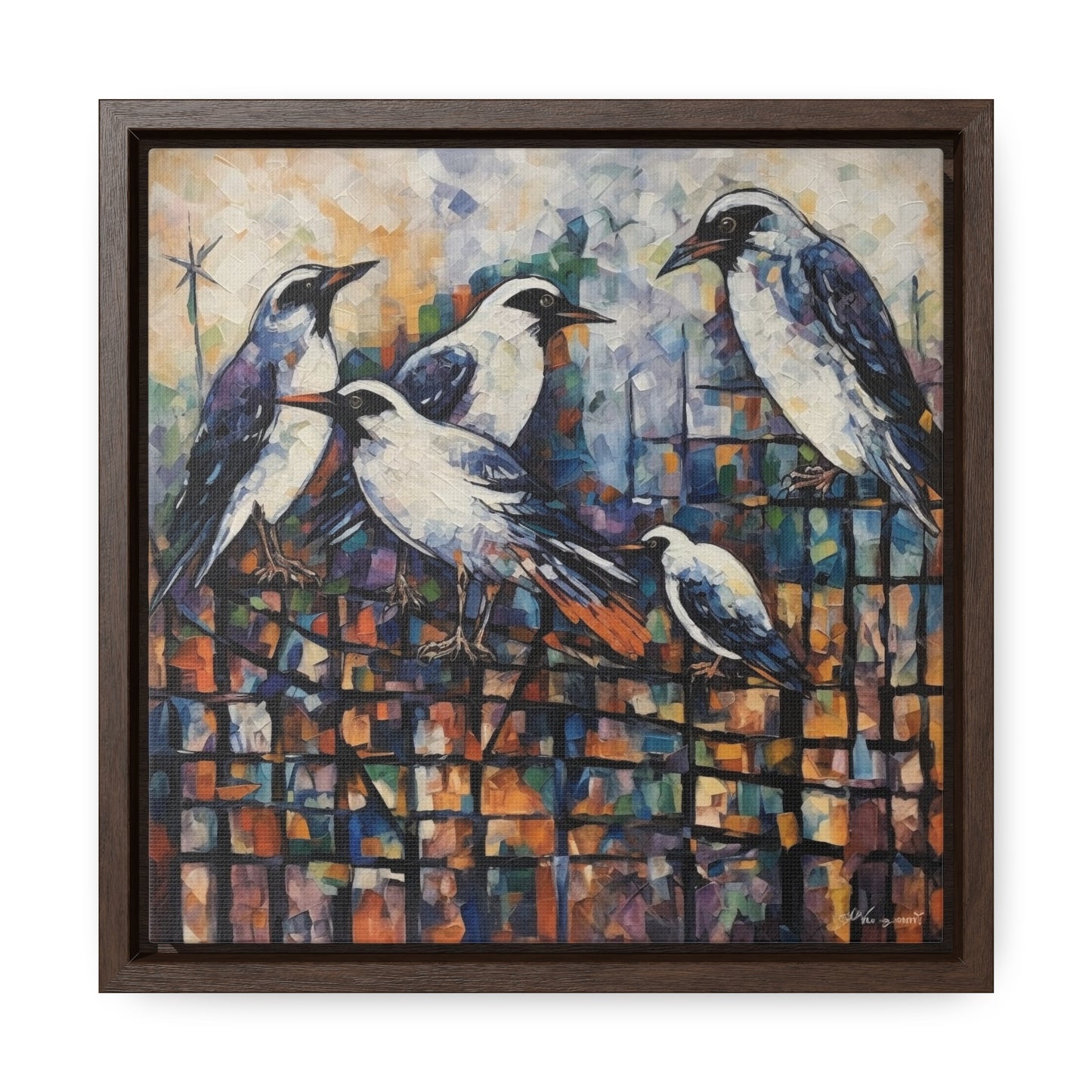 Bird 23, Gallery Canvas Wraps, Square Frame