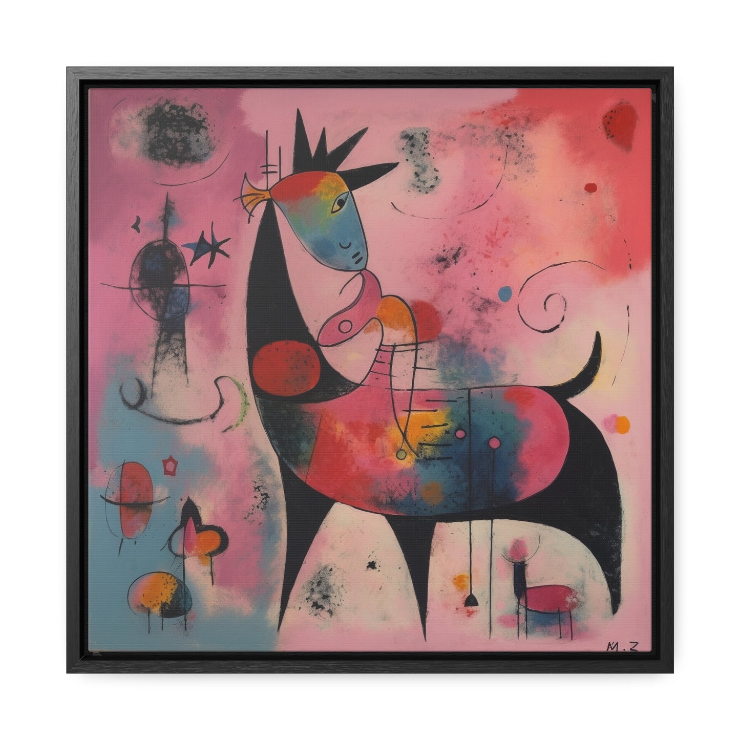 The Dreams of the Child 32, Gallery Canvas Wraps, Square Frame