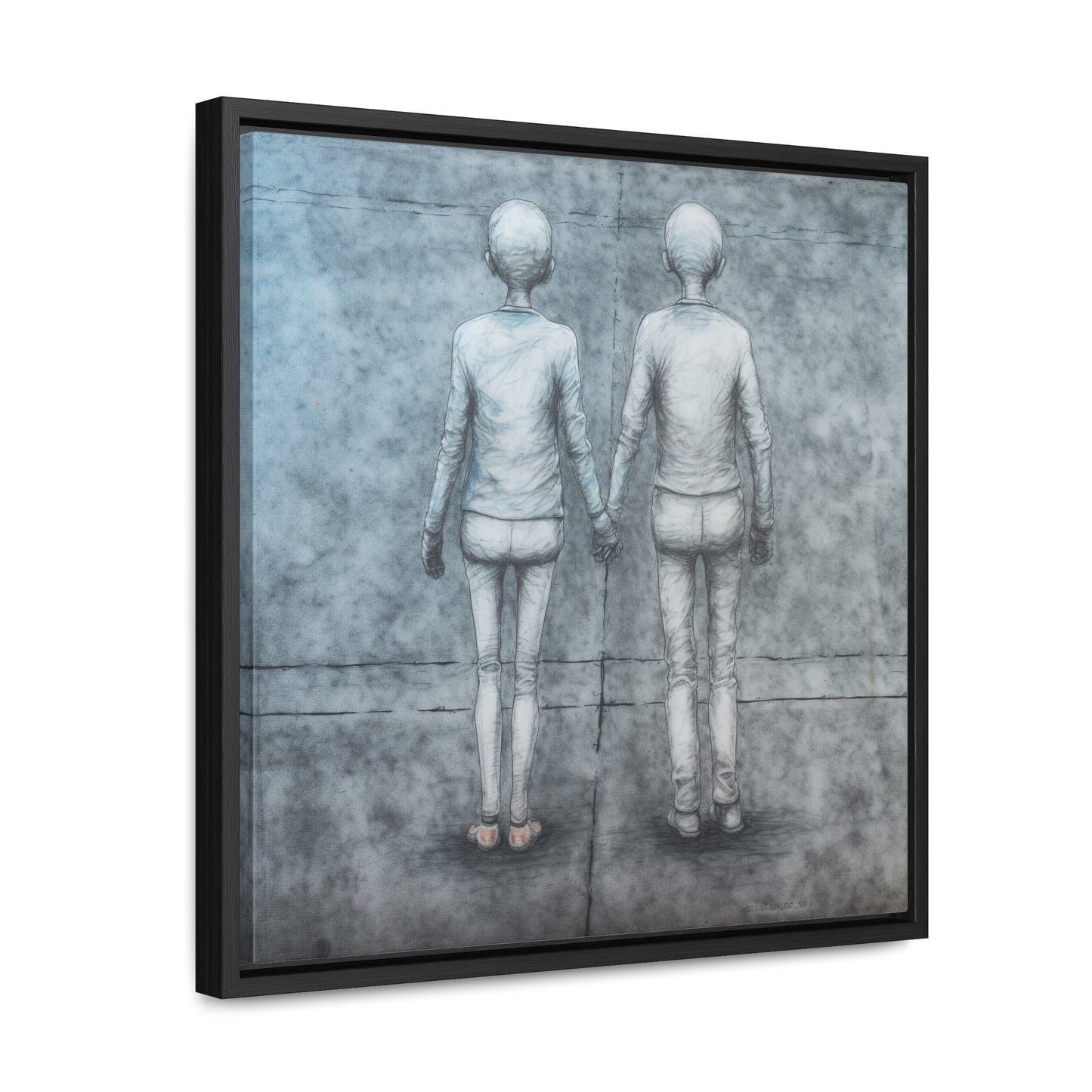 The Courage of Vulnerability 13, Valentinii, Gallery Canvas Wraps, Square Frame