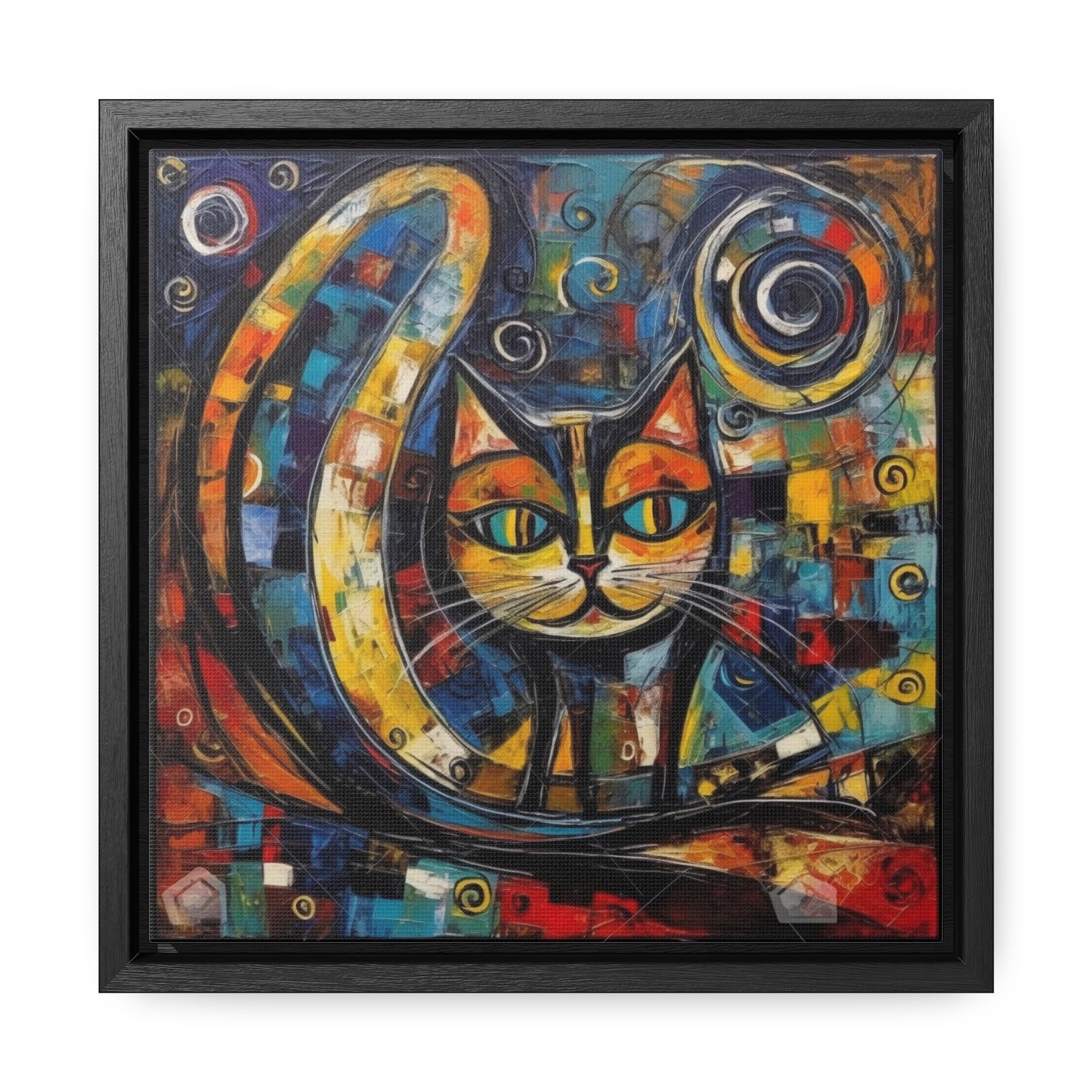 Cat 120, Gallery Canvas Wraps, Square Frame