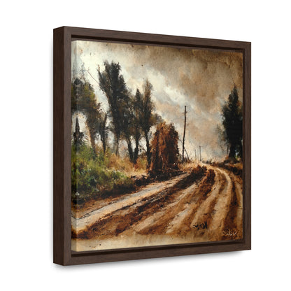 To the Rainy Land 10, Valentinii, Gallery Canvas Wraps, Square Frame