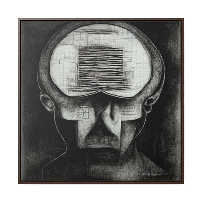 Brain 58, Valentinii, Gallery Canvas Wraps, Square Frame