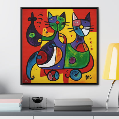 Cat 151, Gallery Canvas Wraps, Square Frame