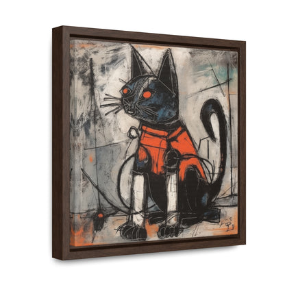 Cat 86, Gallery Canvas Wraps, Square Frame