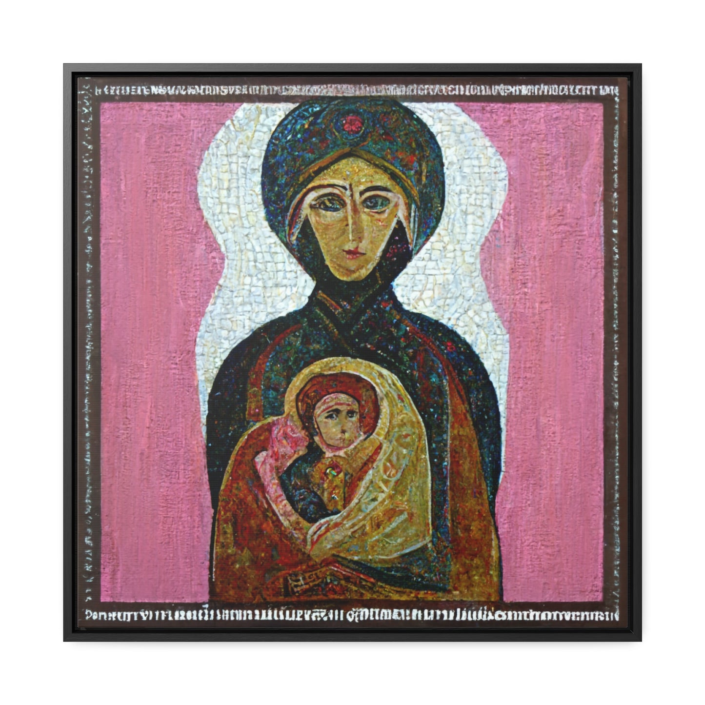 Mary and the Child 21, Valentinii, Gallery Canvas Wraps, Square Frame