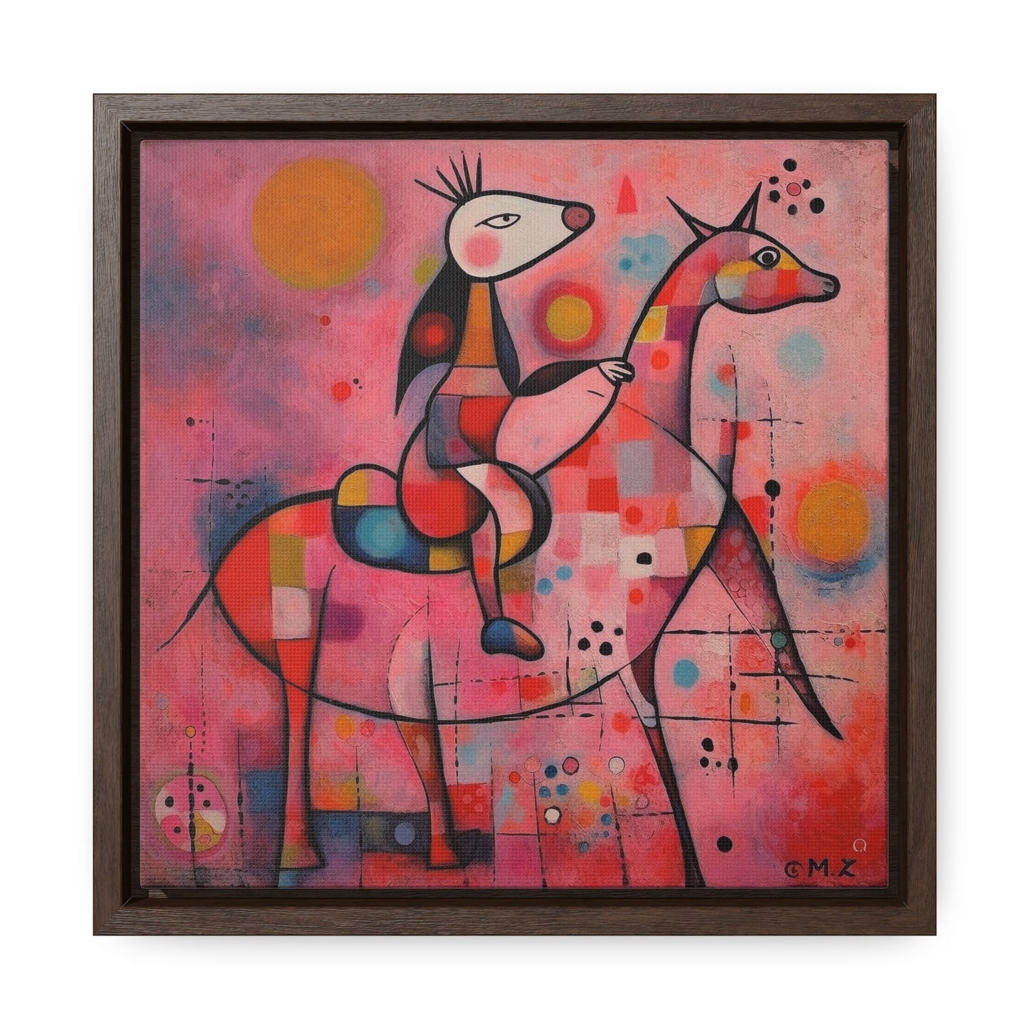 The Dreams of the Child 5, Gallery Canvas Wraps, Square Frame