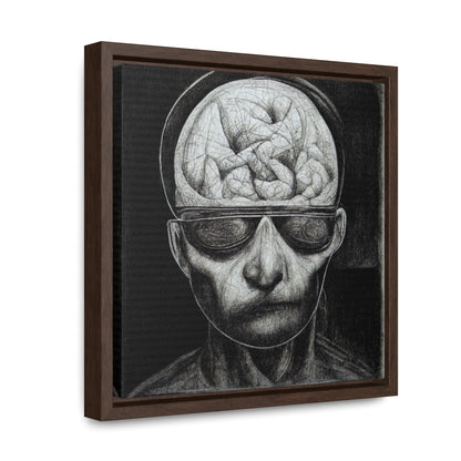 Brain 32, Valentinii, Gallery Canvas Wraps, Square Frame