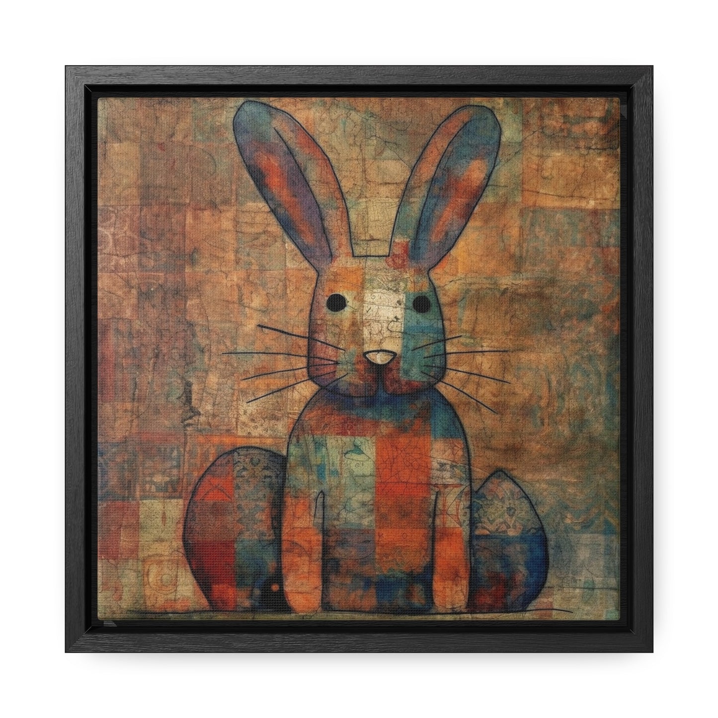 Rabbit 23, Gallery Canvas Wraps, Square Frame