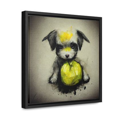 Dogs and Puppies 5, Valentinii, Gallery Canvas Wraps, Square Frame